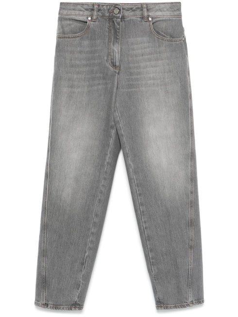 straight-leg jeans